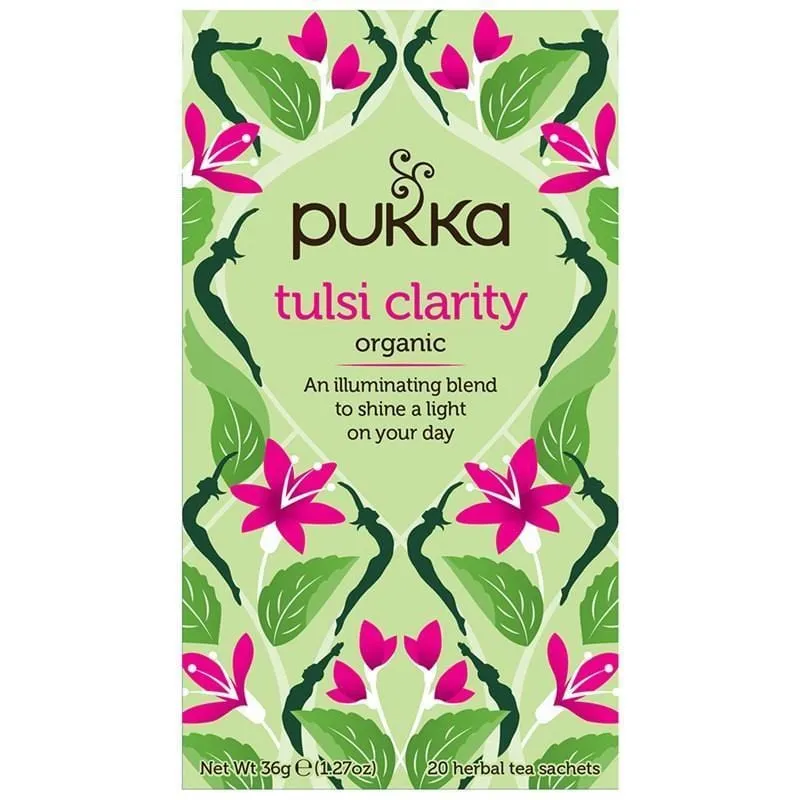 Pukka Tulsi Clarity Herbal Tea (20 Sachets)