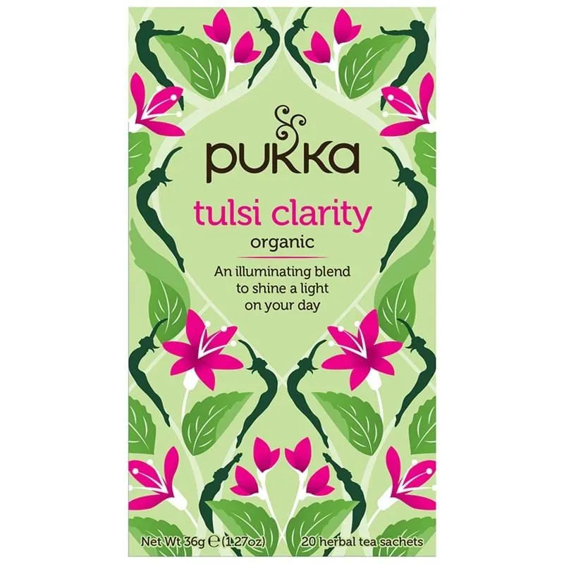Pukka Tulsi Clarity Herbal Tea (20 Sachets)