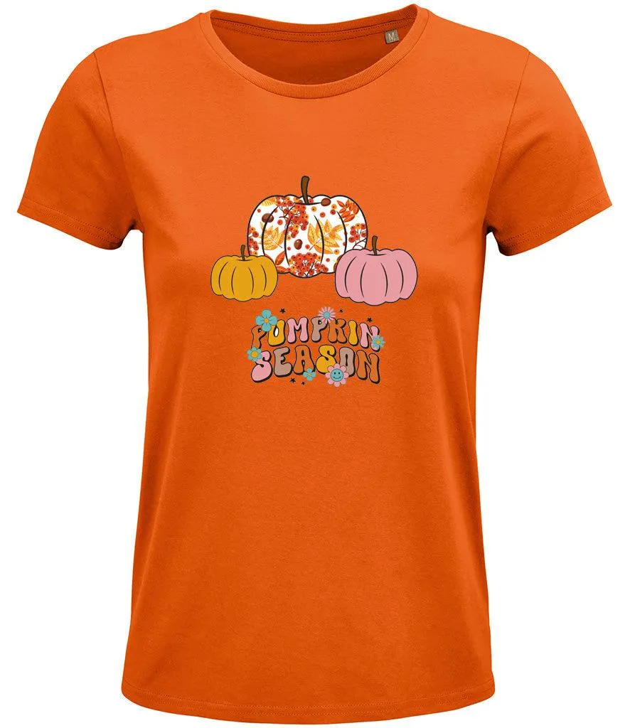 Pumpkin Season Ladies T-shirt