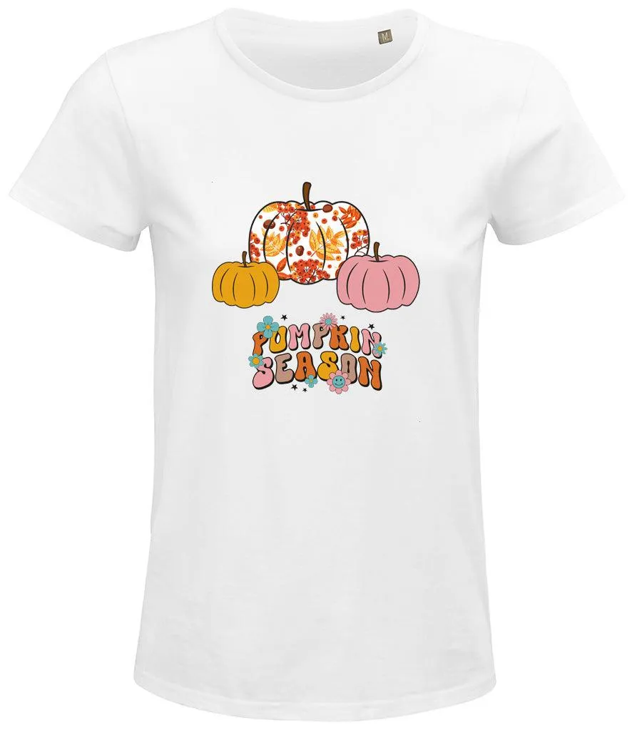 Pumpkin Season Ladies T-shirt