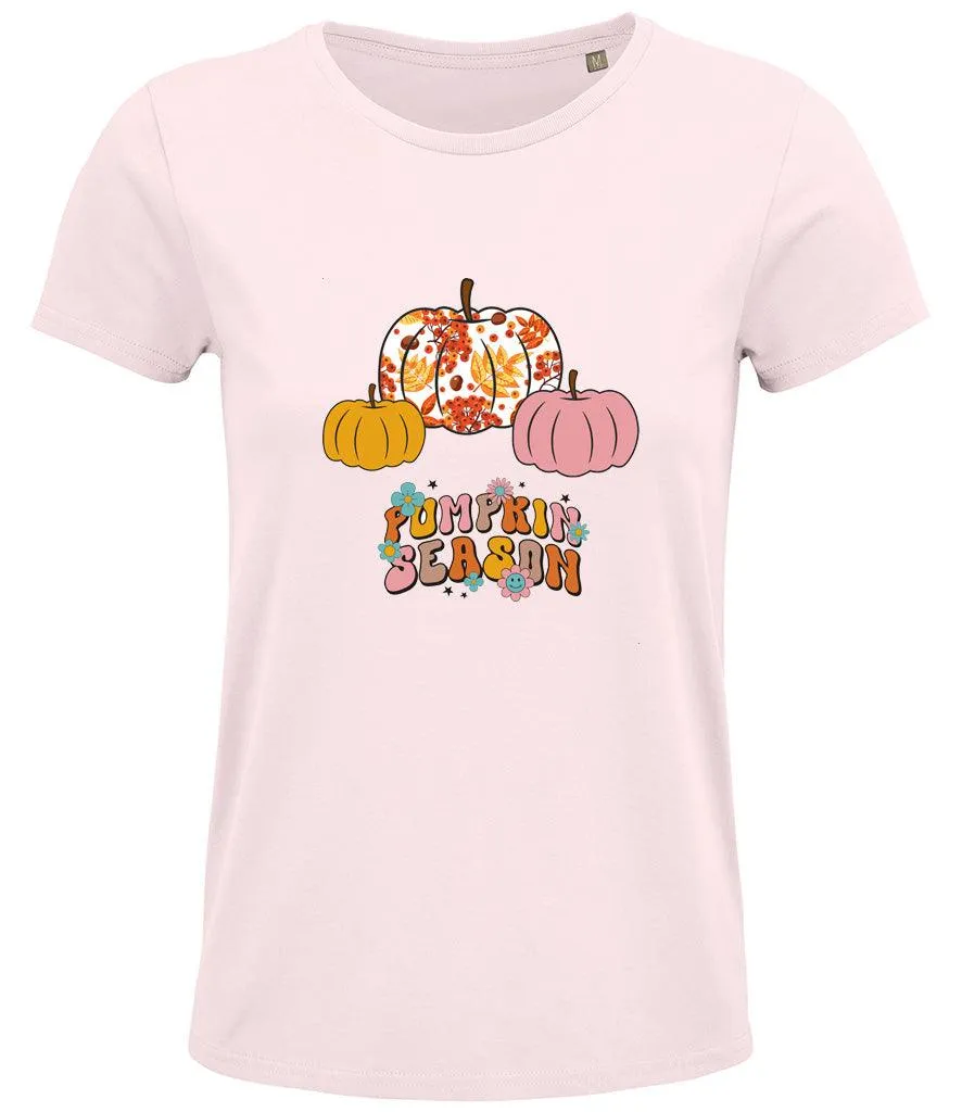 Pumpkin Season Ladies T-shirt