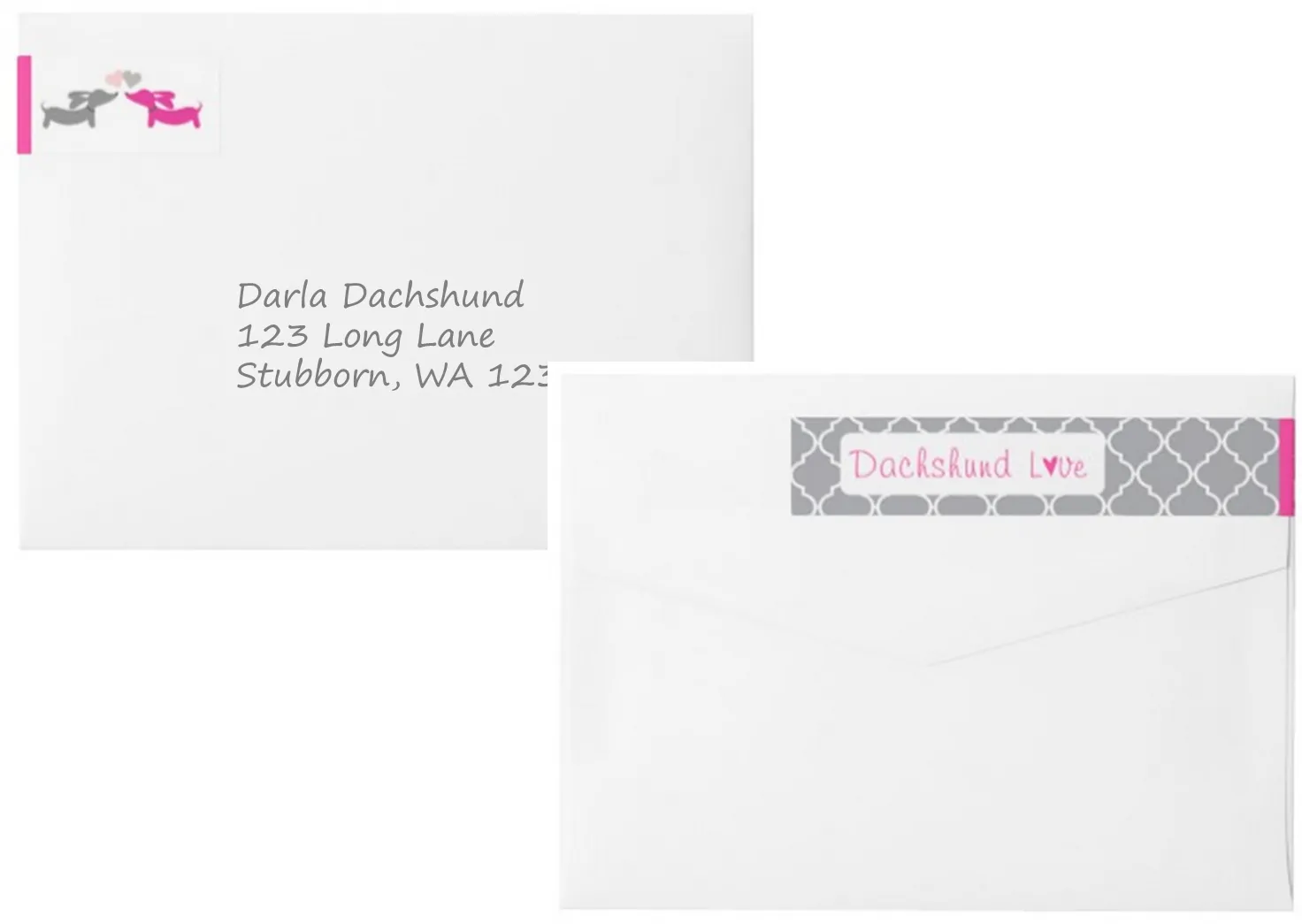 Puppy Love Envelope Wraps
