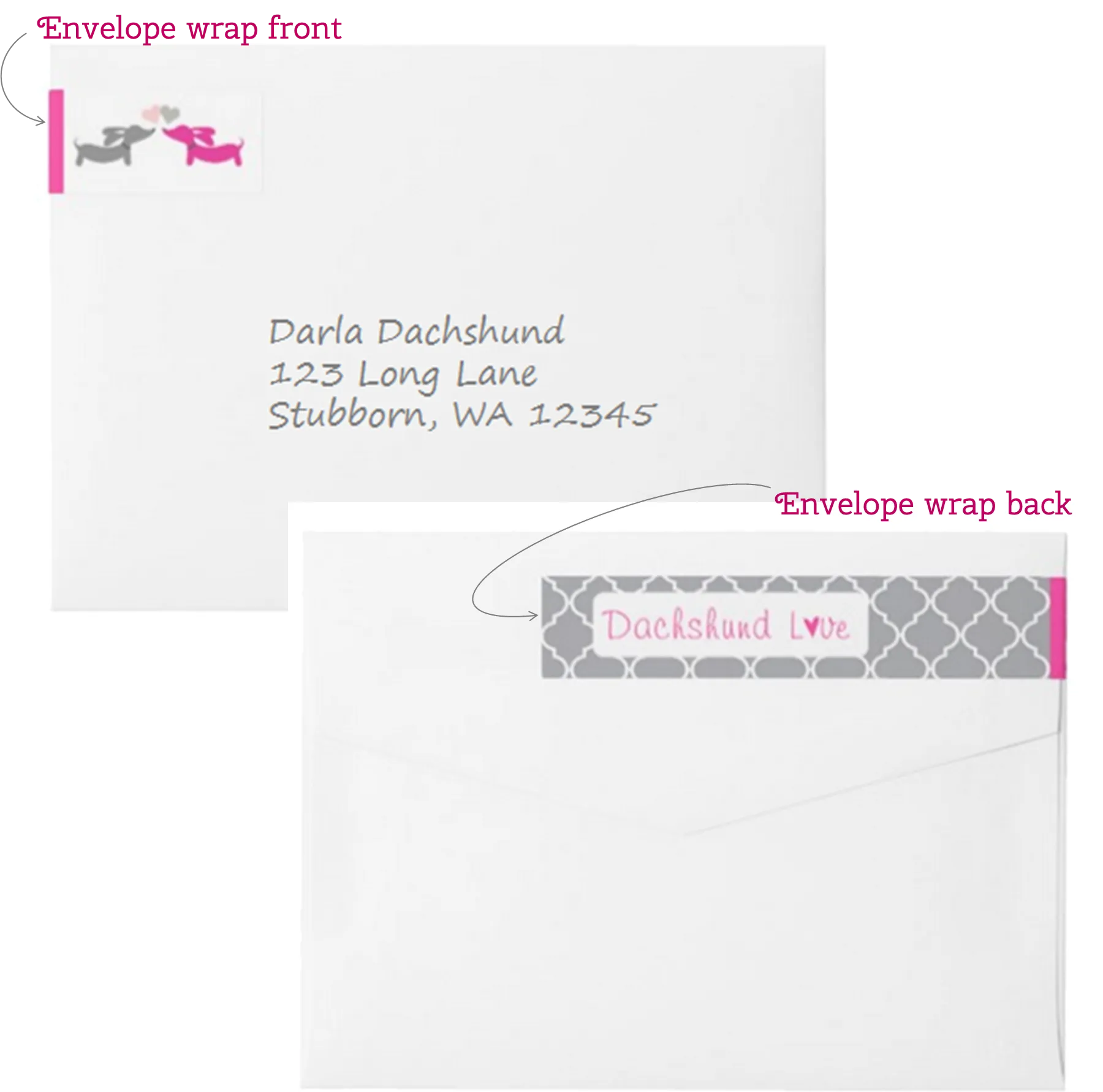 Puppy Love Envelope Wraps