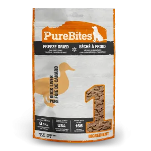 Purebites Duck Liver Freeze Dried Dog Treats