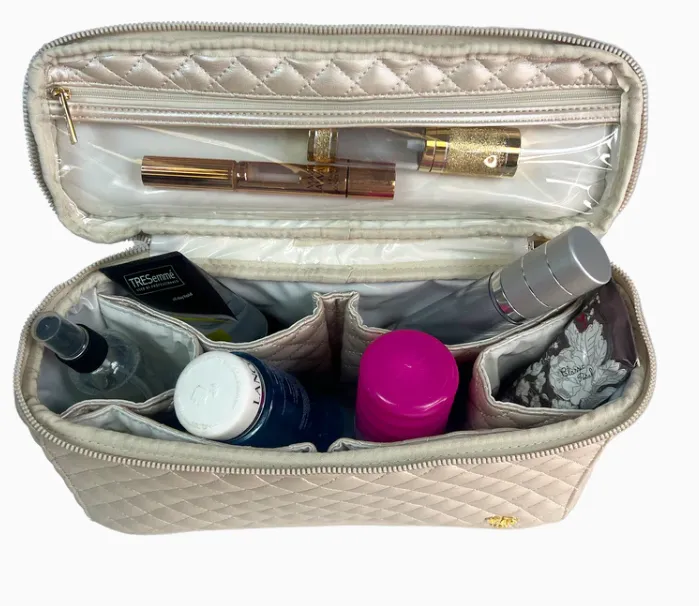 Pursen Stylist Travel Bag Pearl Quilted