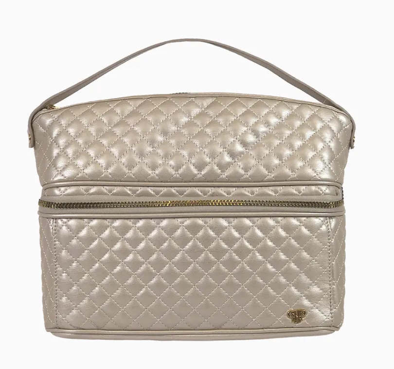Pursen Stylist Travel Bag Pearl Quilted