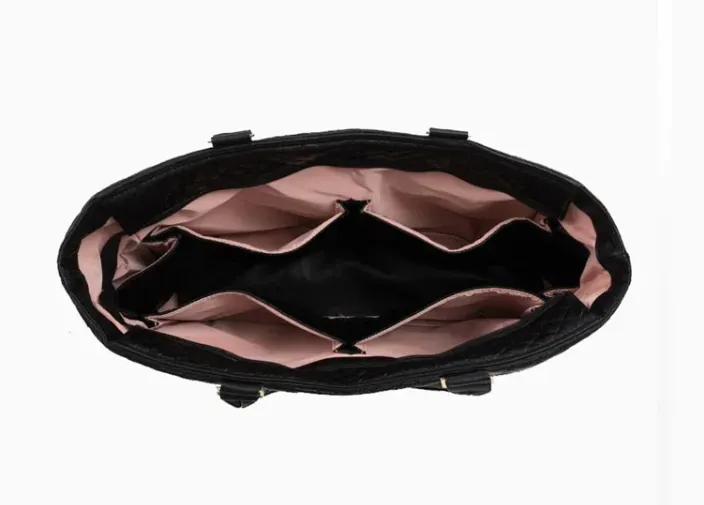 Pursen VIP Travel Tote - Midnight Quilted