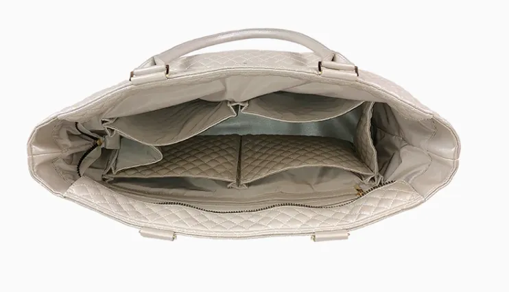 Pursen VIP Travel Tote - Pearl Quilted