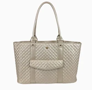 Pursen VIP Travel Tote - Pearl Quilted