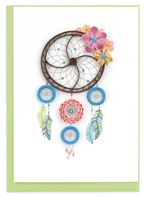 Quilled Dreamcatcher Gift Enclosure Mini Card