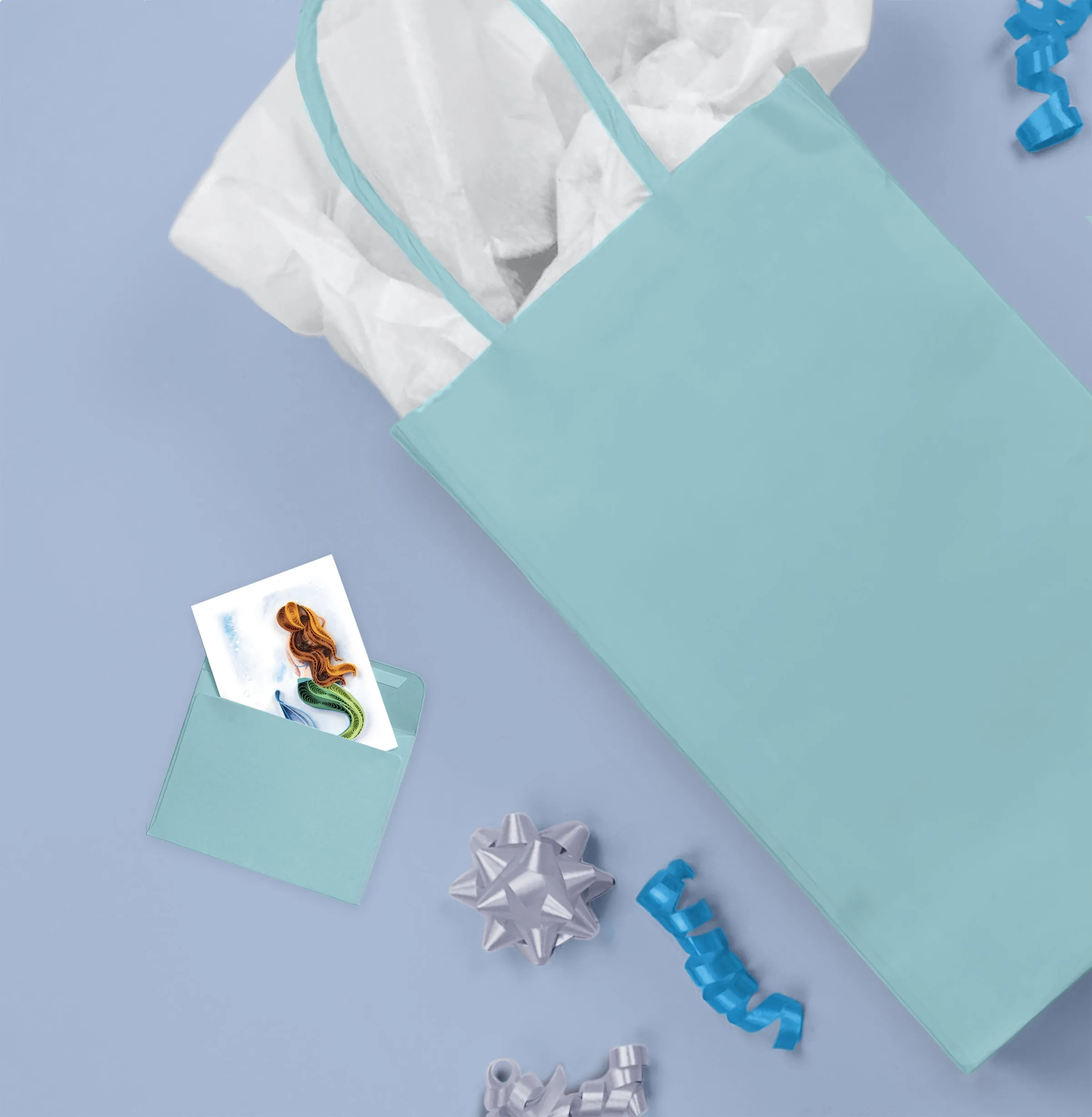 Quilled Mermaid Gift Enclosure Mini Card (New-2023)