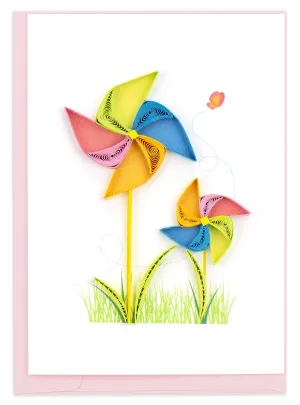 Quilled Pinwheels Gift Enclosure Mini Card