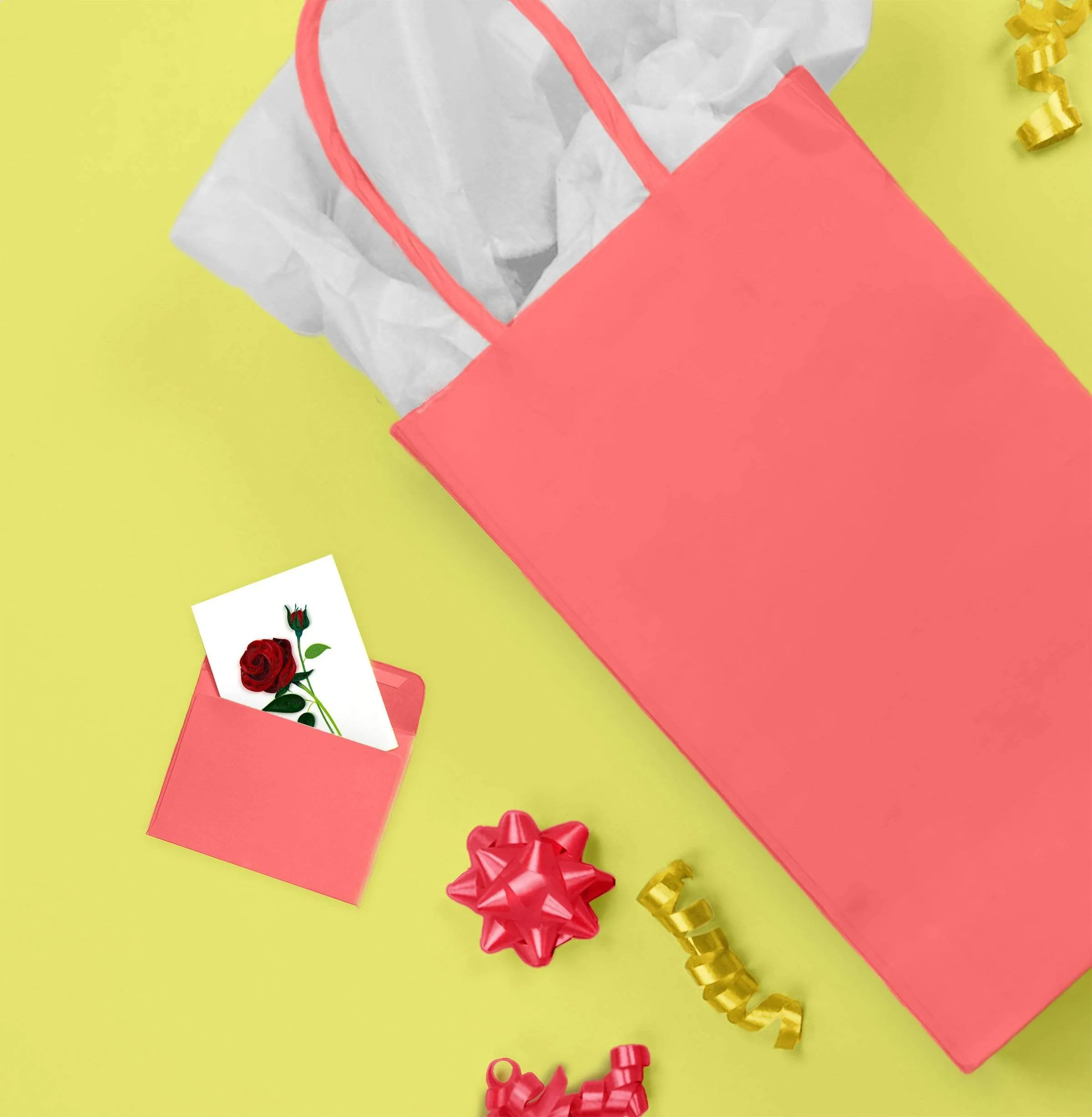 Quilled Rose Gift Enclosure Mini Card