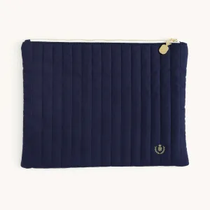 Quilted Pouch - Navy
