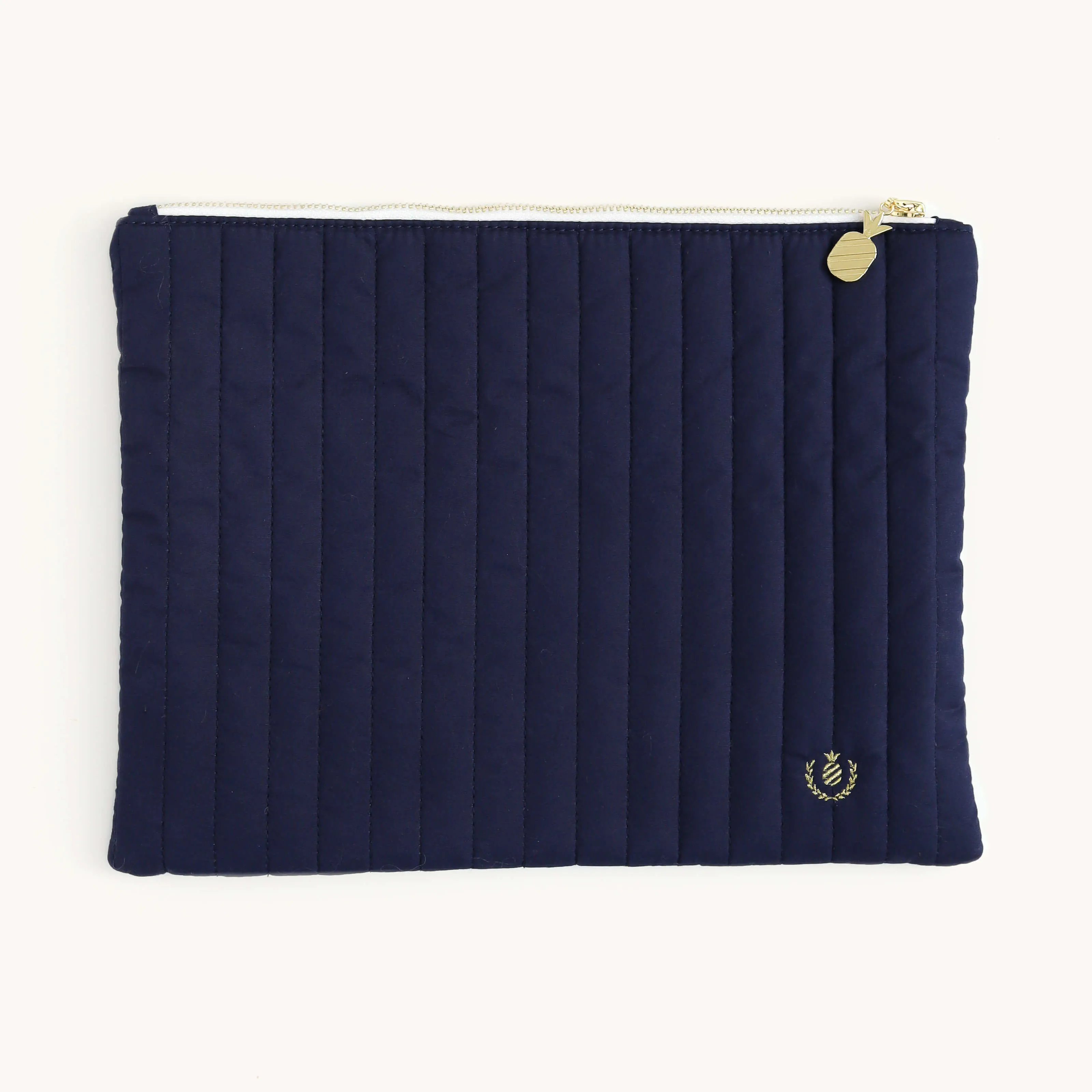 Quilted Pouch - Navy