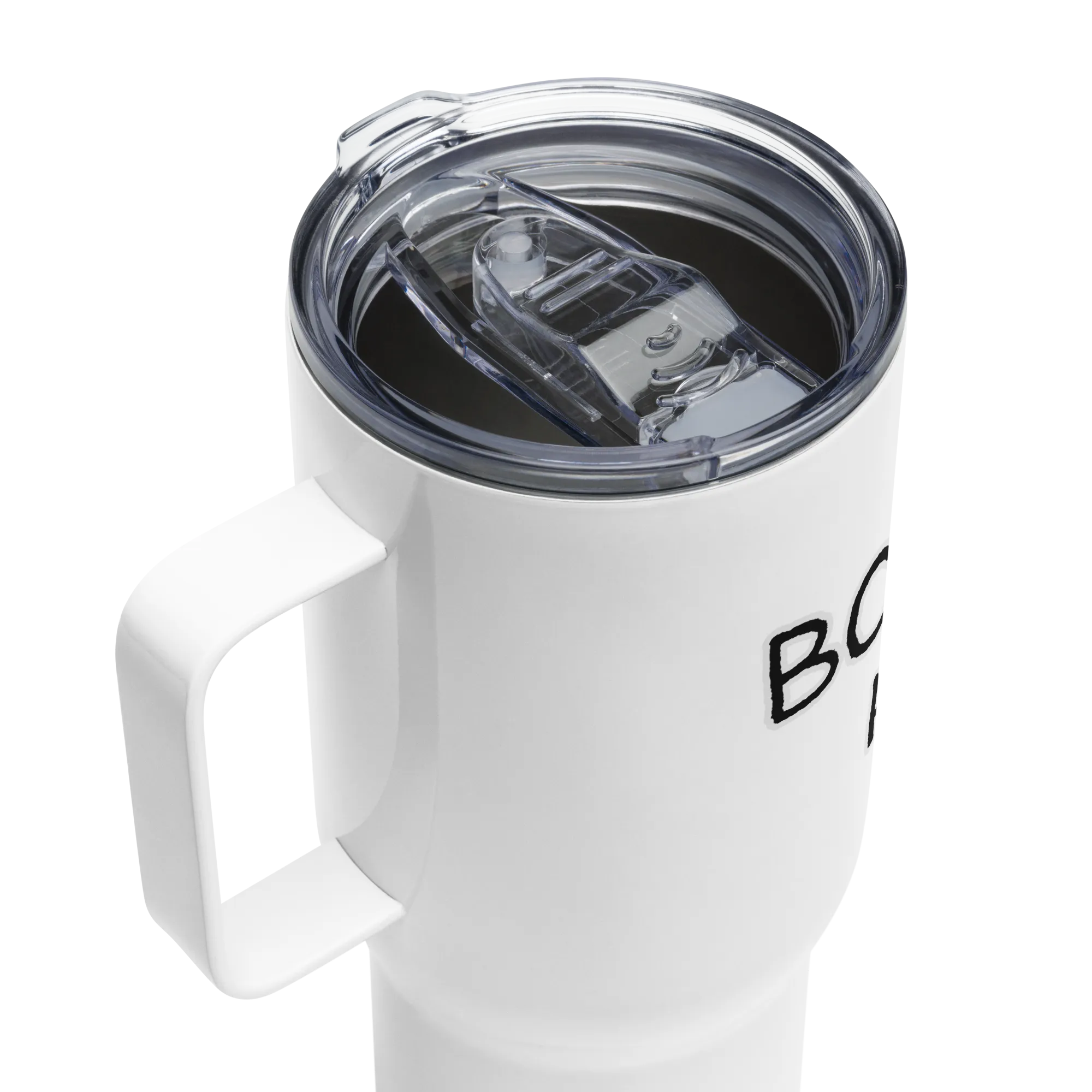 "Tequila Helps" Travel Mug with Handle