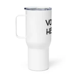 "Vodka Helps" Travel Mug with Handle
