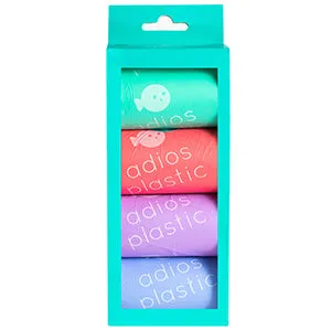 Rainbow Poo Bags 4 Pack