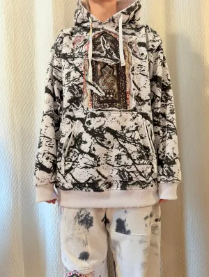 Reclaimed Cracking Stained Glass Hoodie