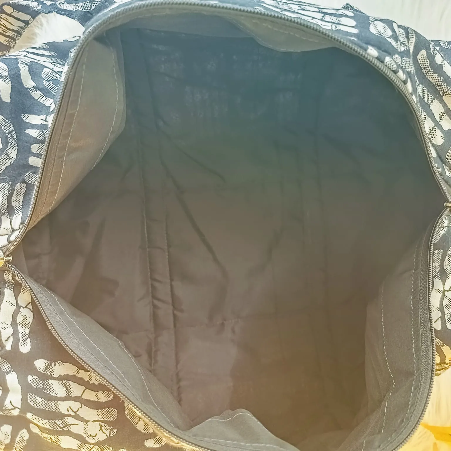 Rectangle Travel Bag Rust Jaipur Print