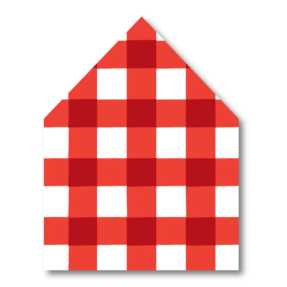 Red Buffalo Check Envelope Liner