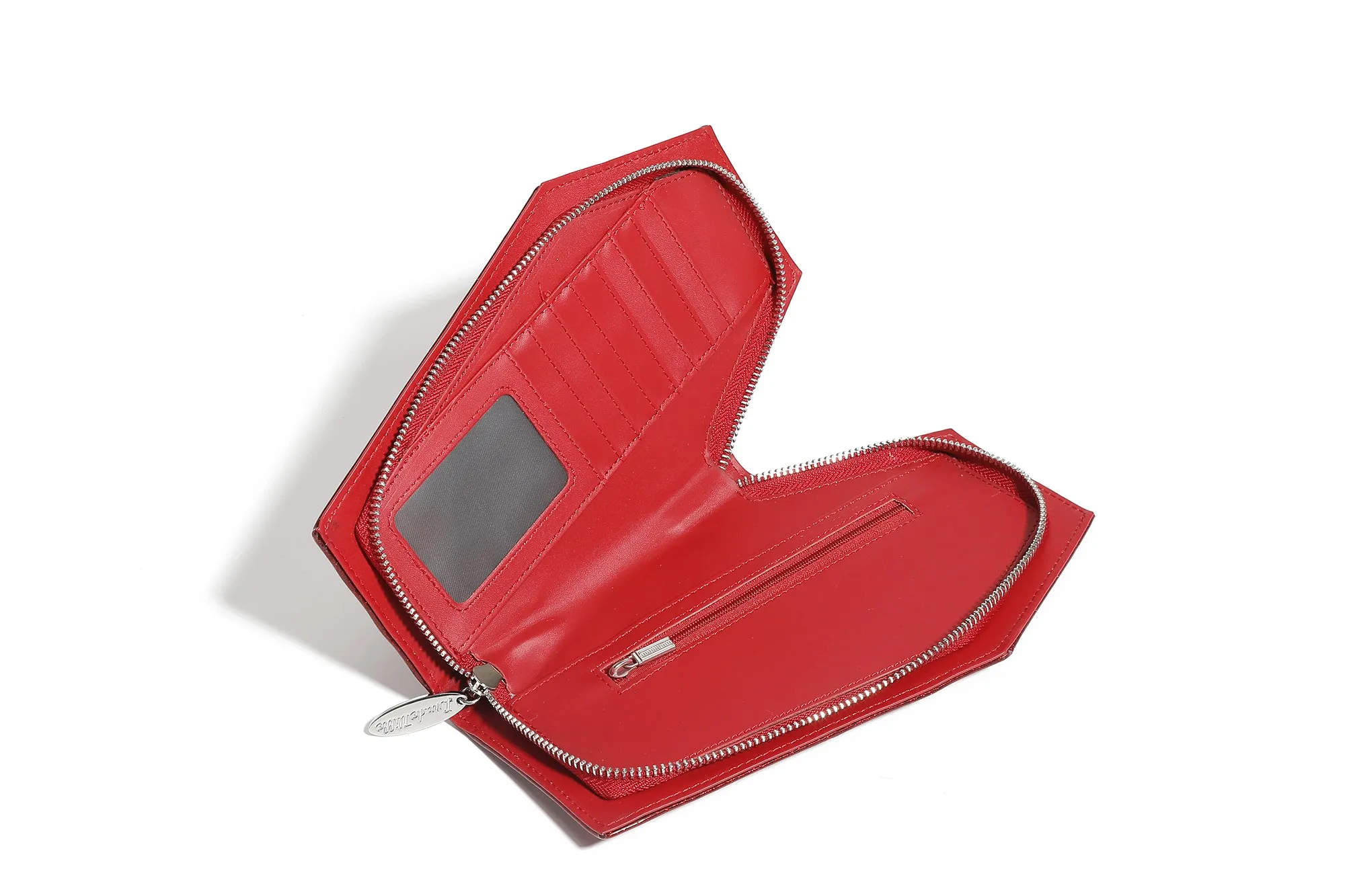 Red Rum Sparkle Studded Coffin Wallet