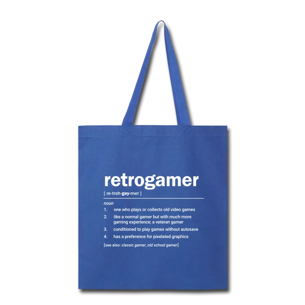 Retrogamer Definition Tote Bag