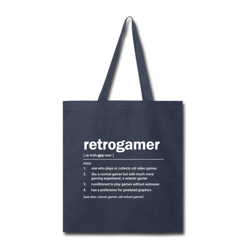 Retrogamer Definition Tote Bag