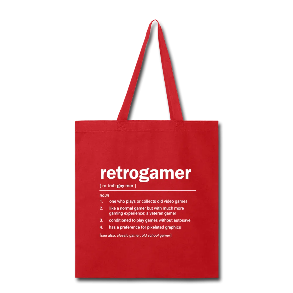 Retrogamer Definition Tote Bag