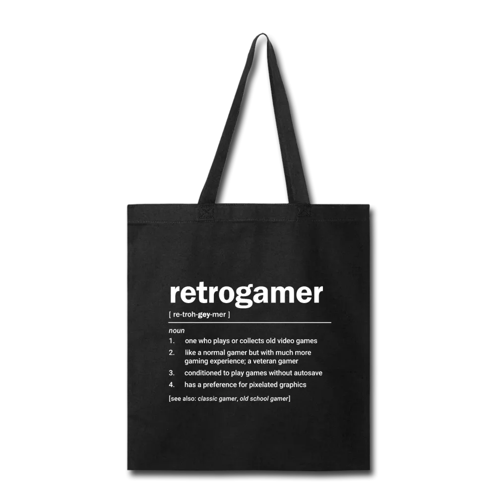 Retrogamer Definition Tote Bag