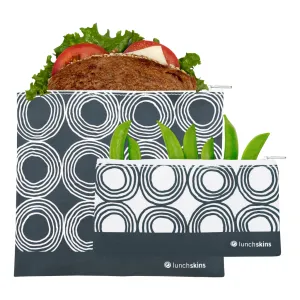 Reusable Bag Set, Zip Circles