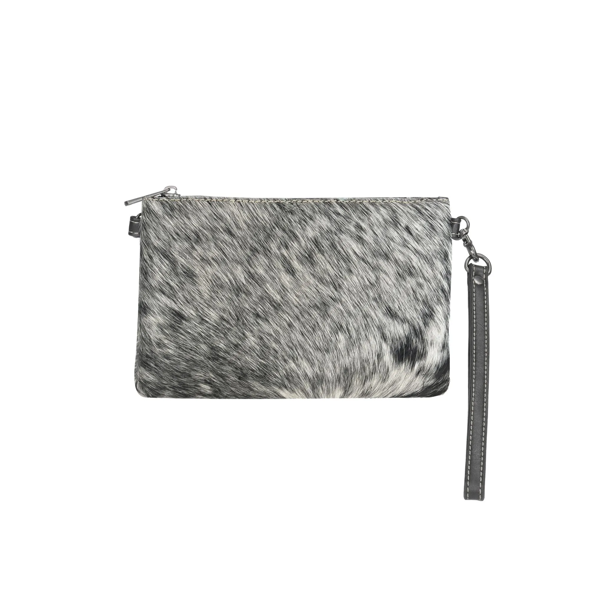 RLH-005 Montana West Hair-On Cowhide Leather Clutch/Crossbody