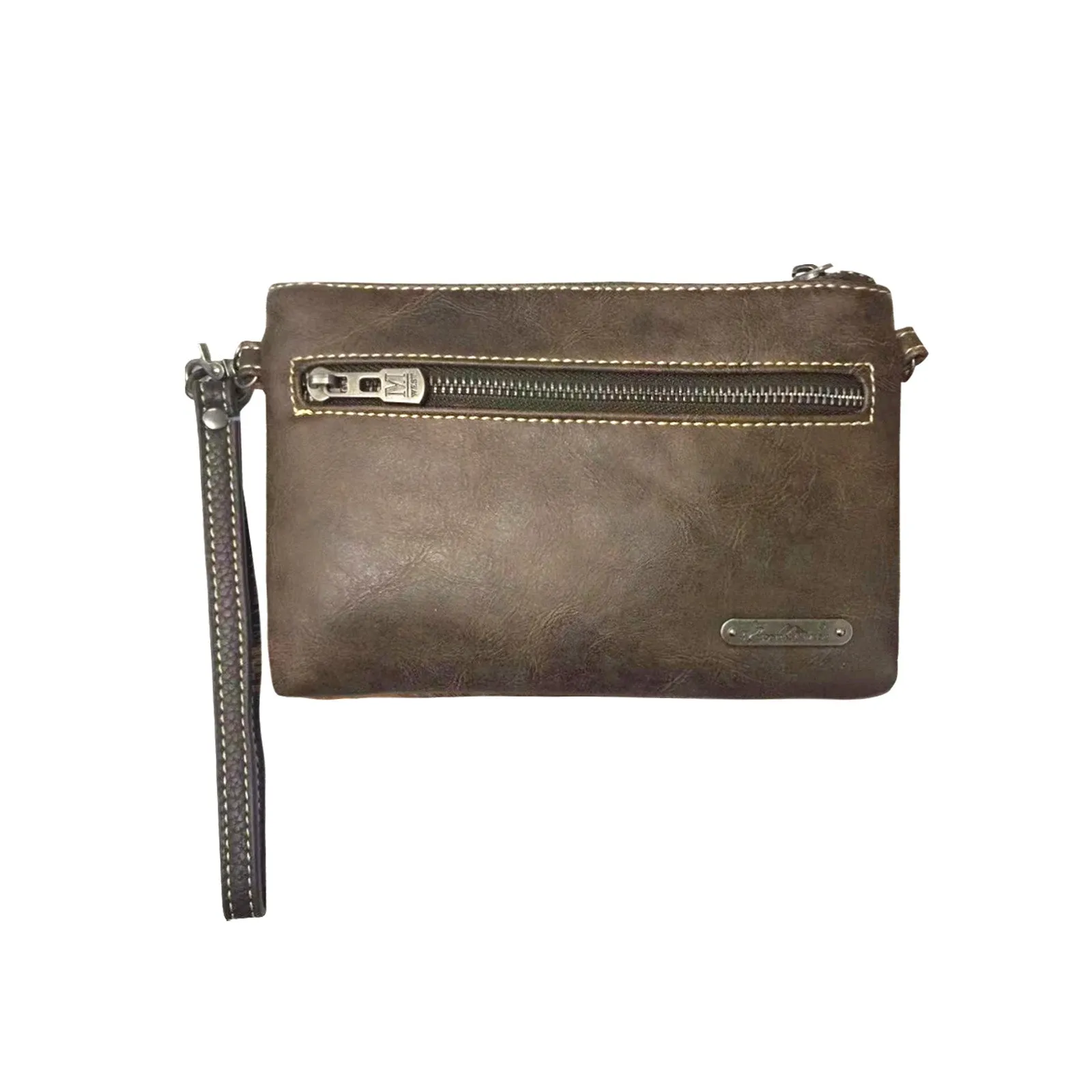 RLH-005 Montana West Hair-On Cowhide Leather Clutch/Crossbody