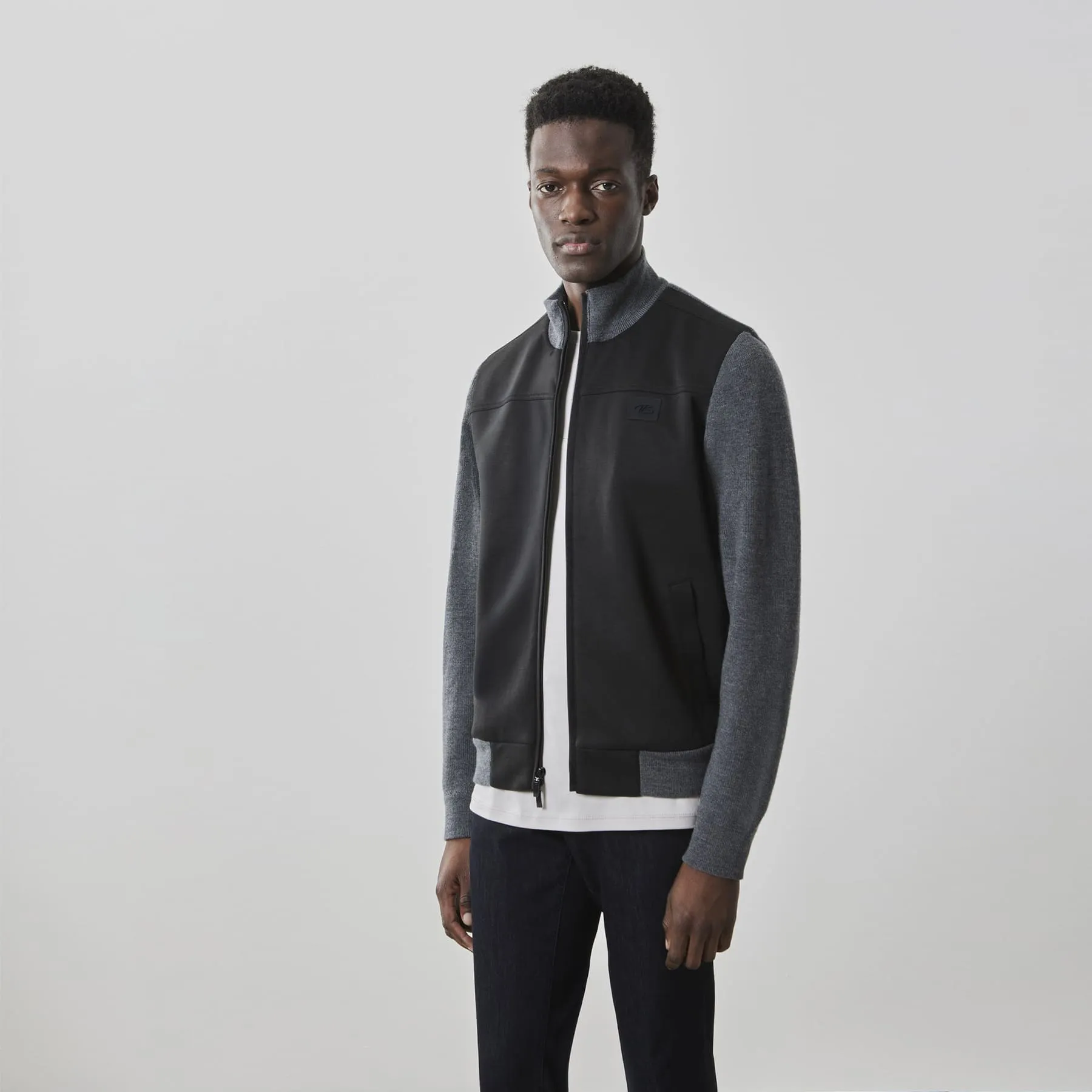 Robert Barakett Cooper Full-Zip Jacket - Charcoal