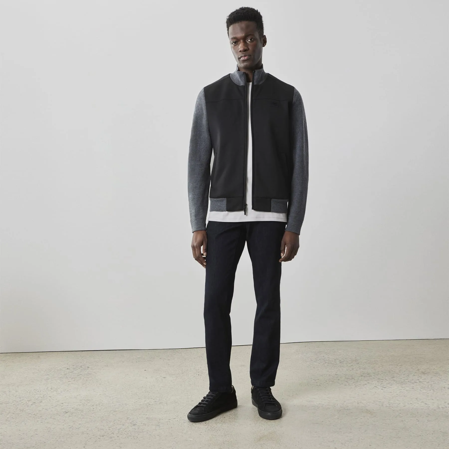 Robert Barakett Cooper Full-Zip Jacket - Charcoal
