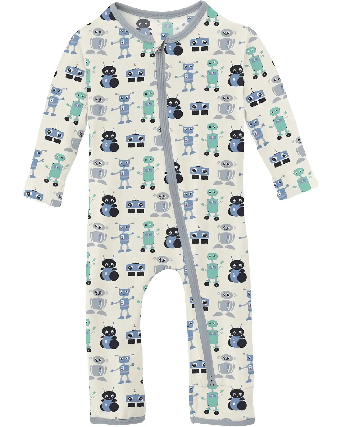 Robots Coverall with Two Way Zipper
