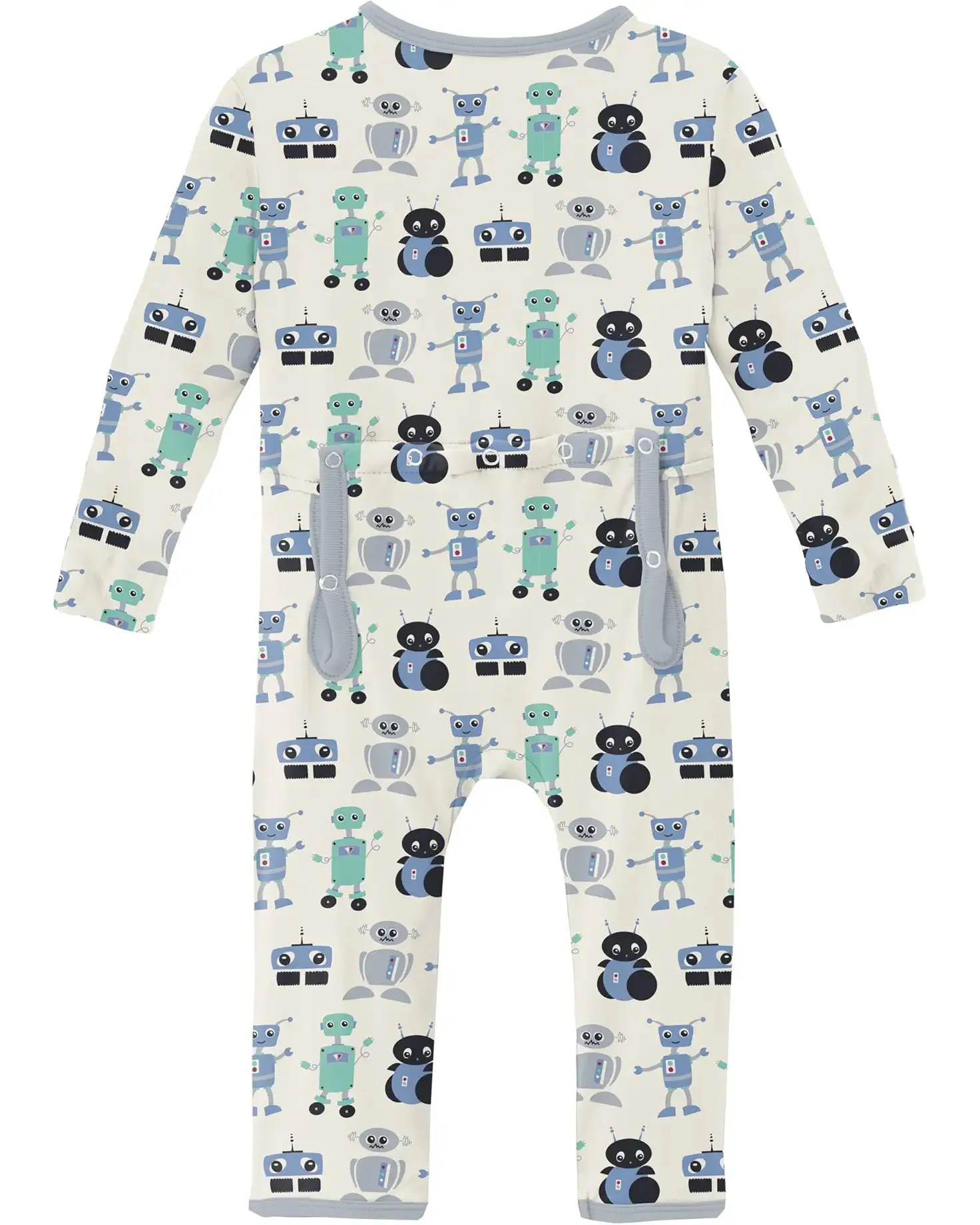 Robots Coverall with Two Way Zipper
