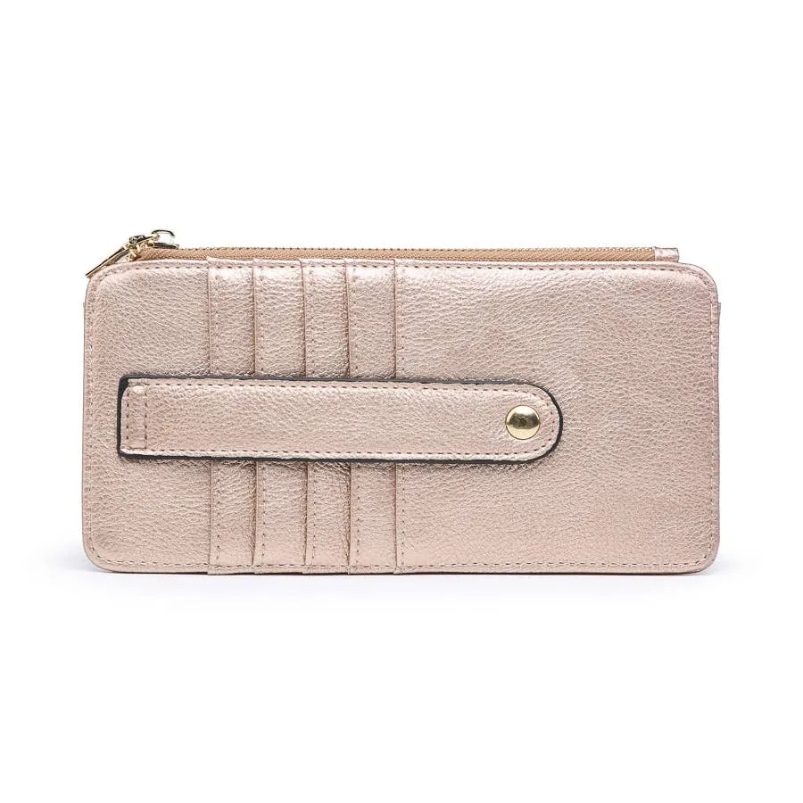 Rose Gold Slim Card Holder Wallet