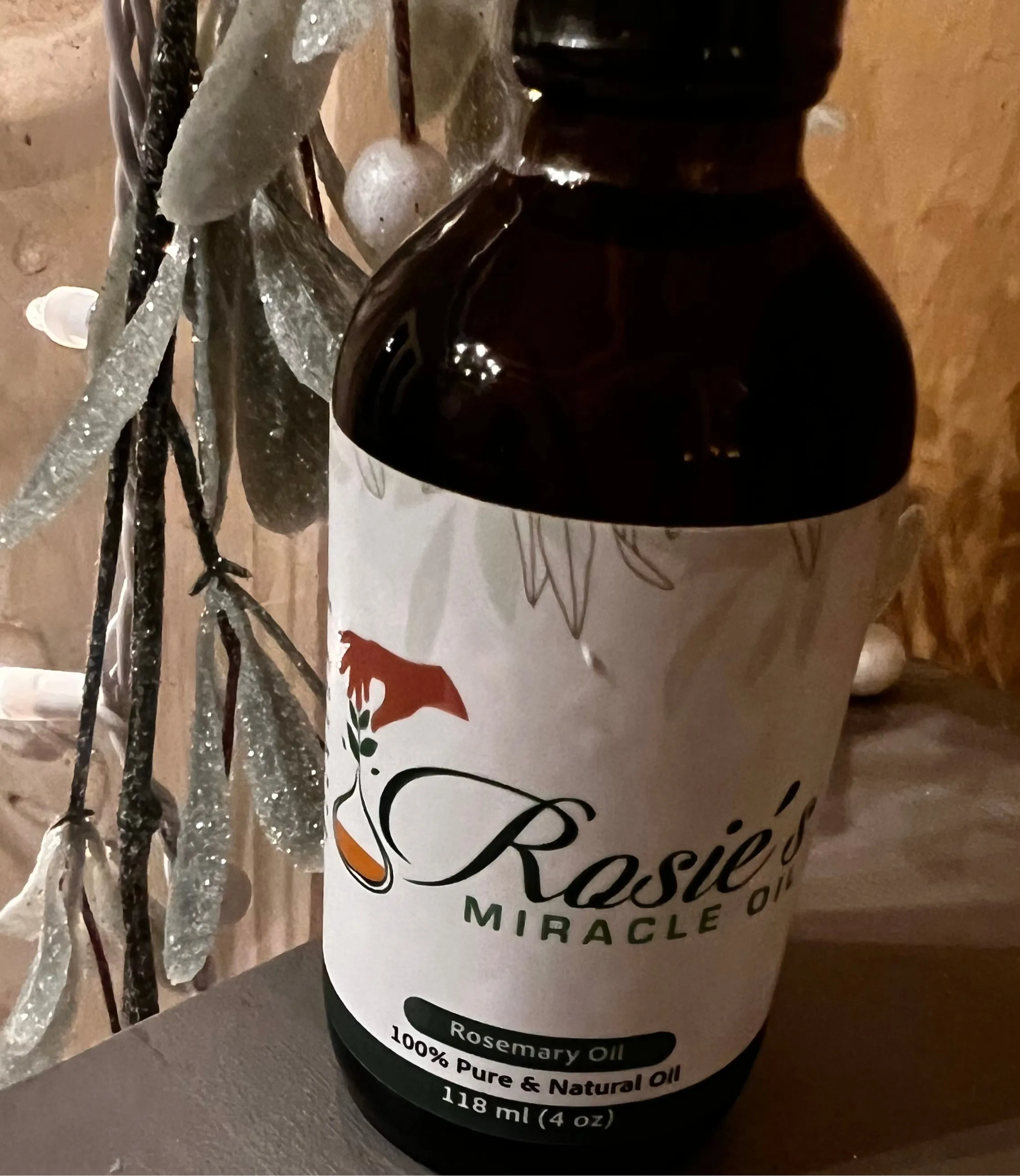 ROSEMARY Rosie’s Miracle Oil 4 oz.