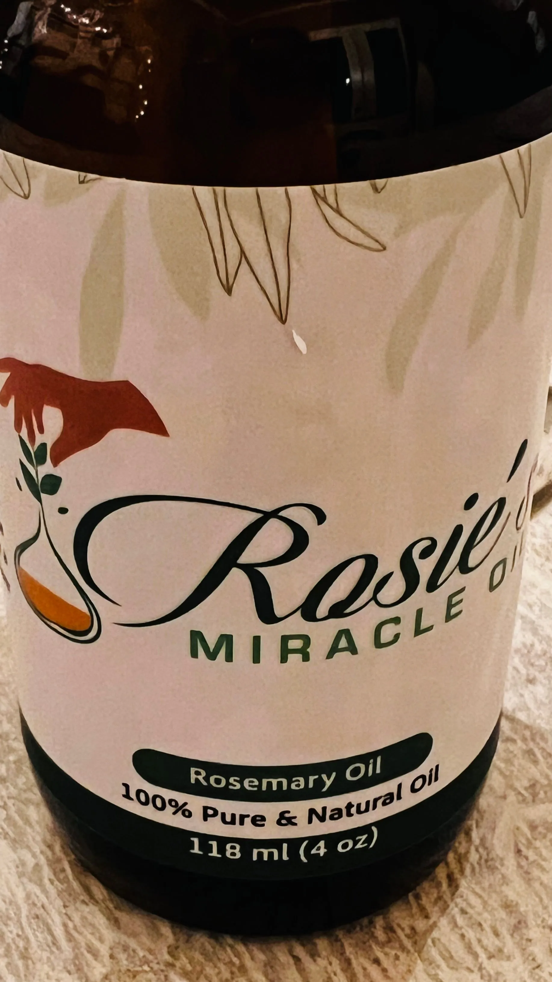 ROSEMARY Rosie’s Miracle Oil 4 oz.