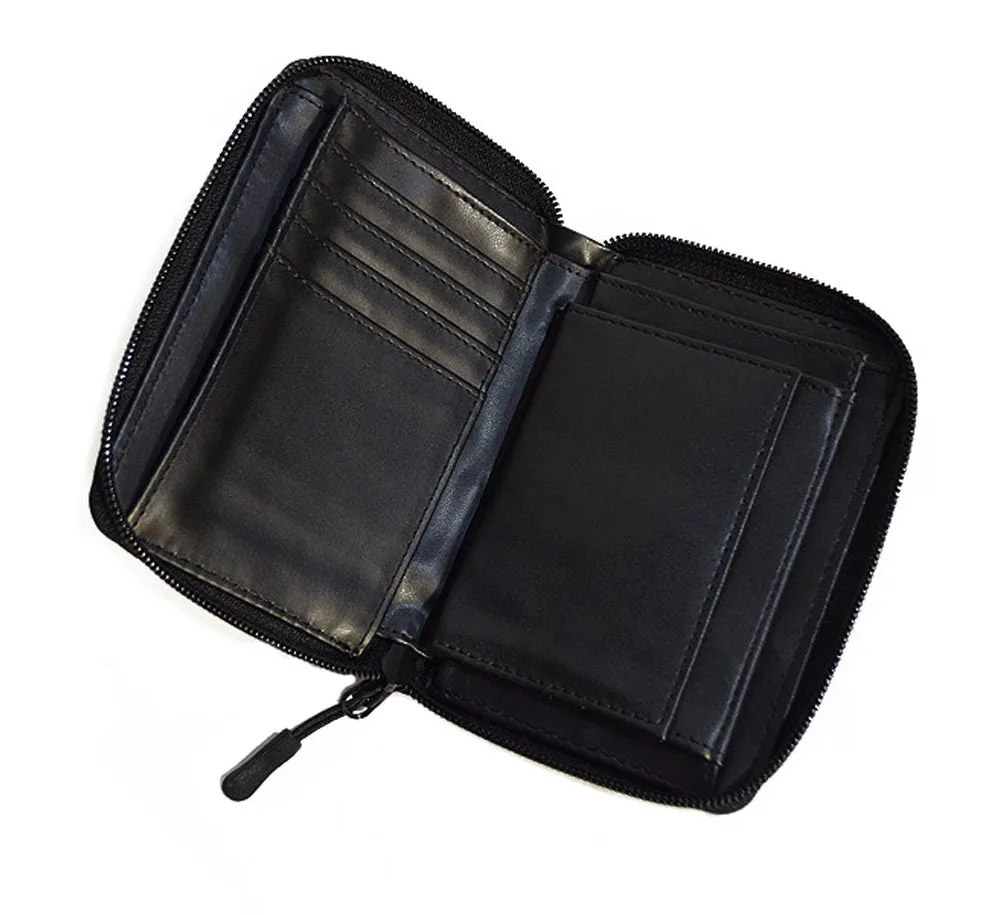 ROUND ZIP WALLET