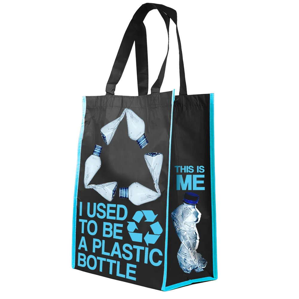 RPET Stitchbond Laminated Grocery Tote *Fully Customizable* Bag Ban Approved
