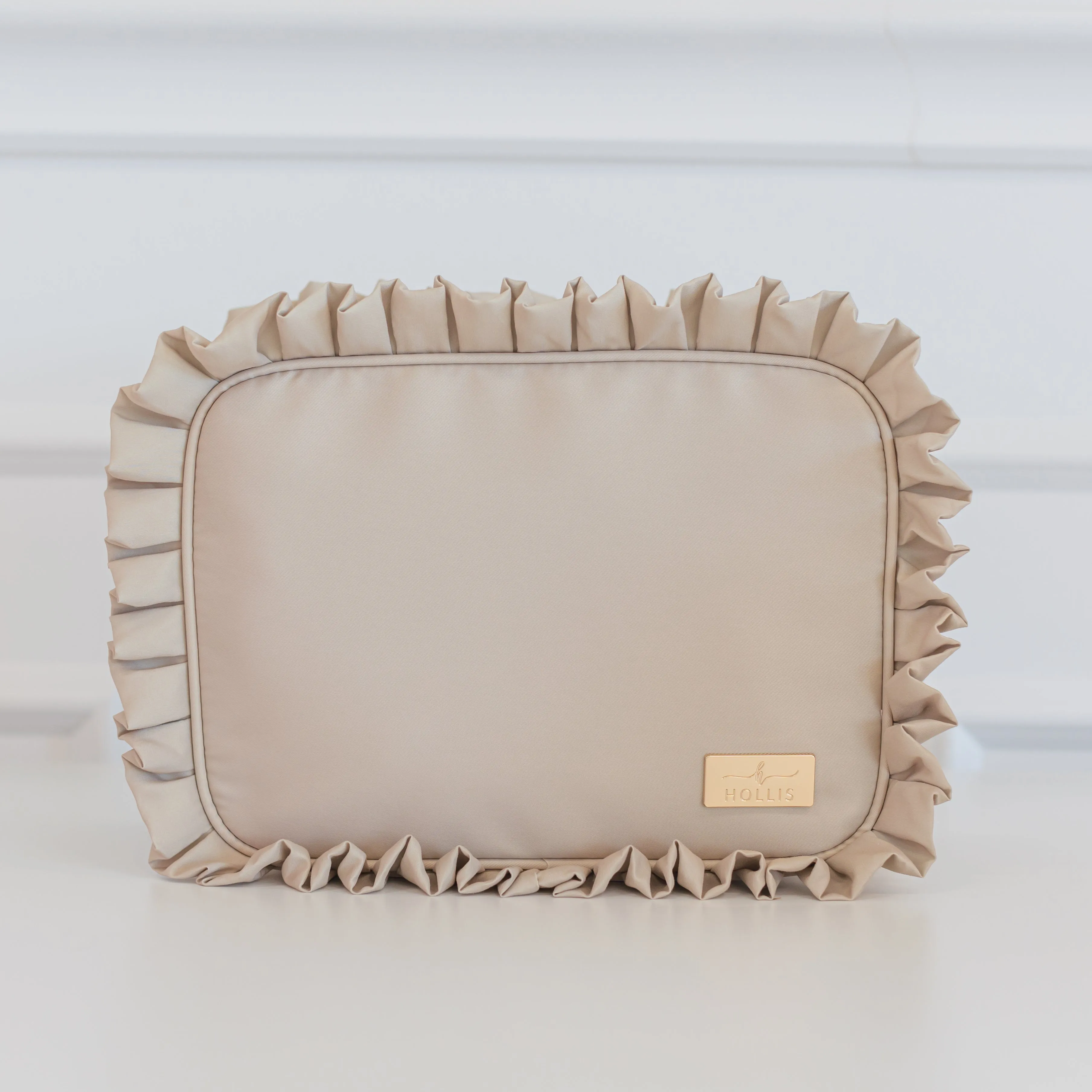 Ruffled Nylon XL Pouch
