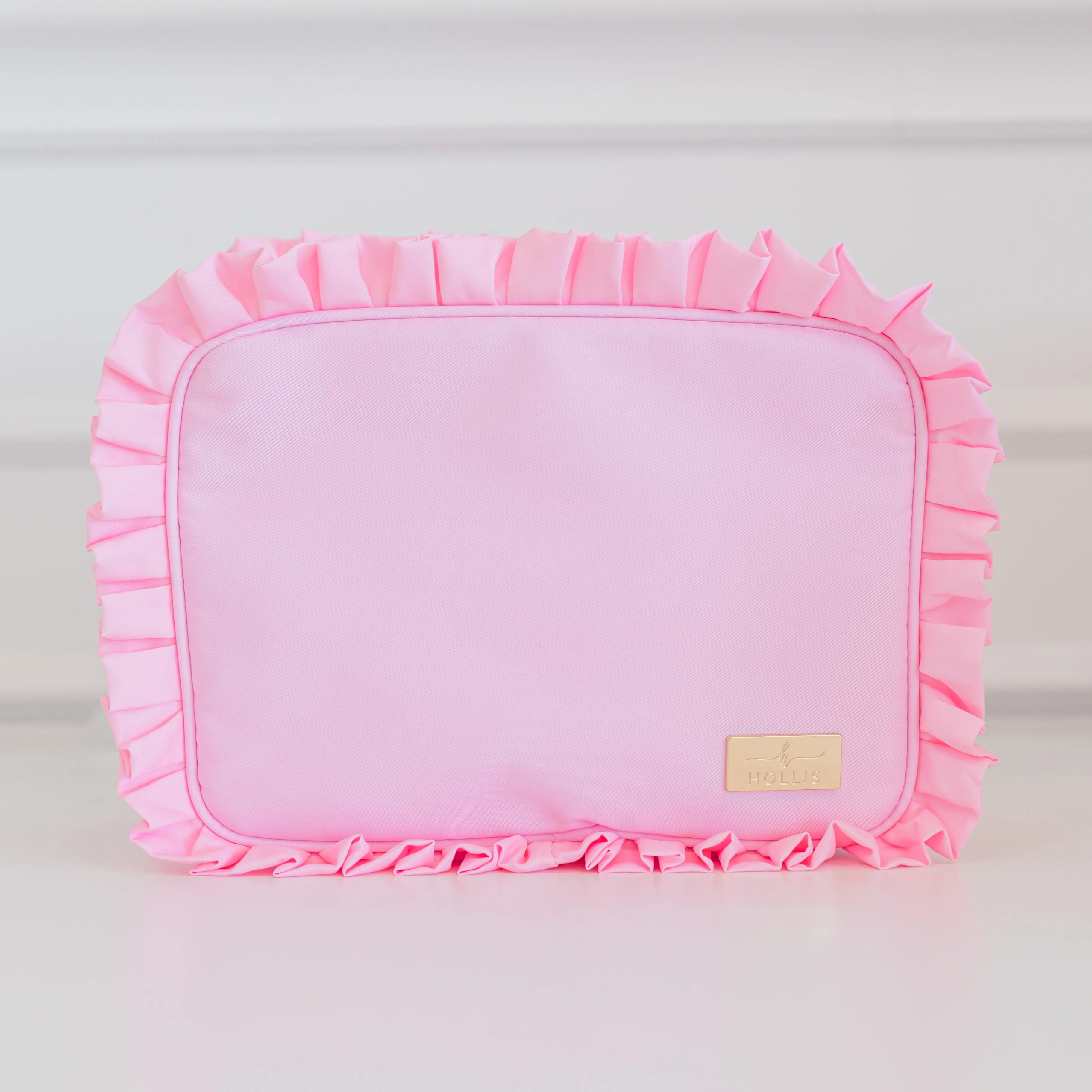 Ruffled Nylon XL Pouch