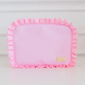 Ruffled Nylon XL Pouch
