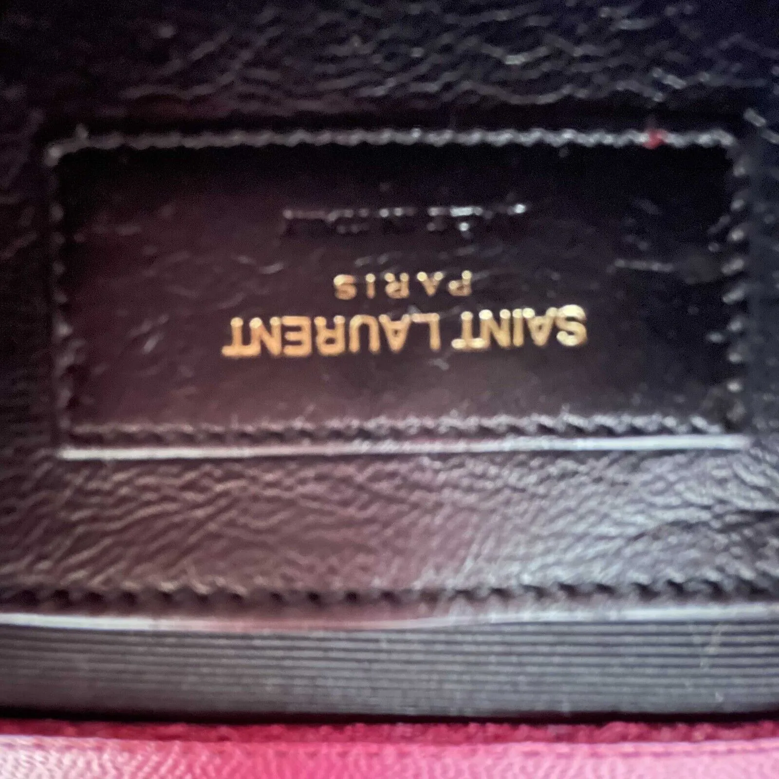 Saint Laurent Kate Small Chain Bag in Grain de Poudre Embossed Leather Pink Bag