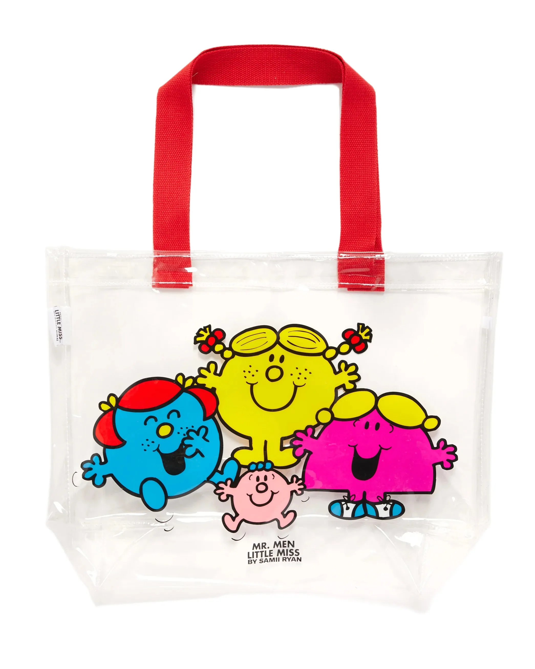 Samii Ryan x Mr Men Happy Gals Clear Tote Bag