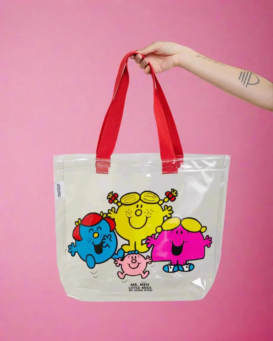 Samii Ryan x Mr Men Happy Gals Clear Tote Bag