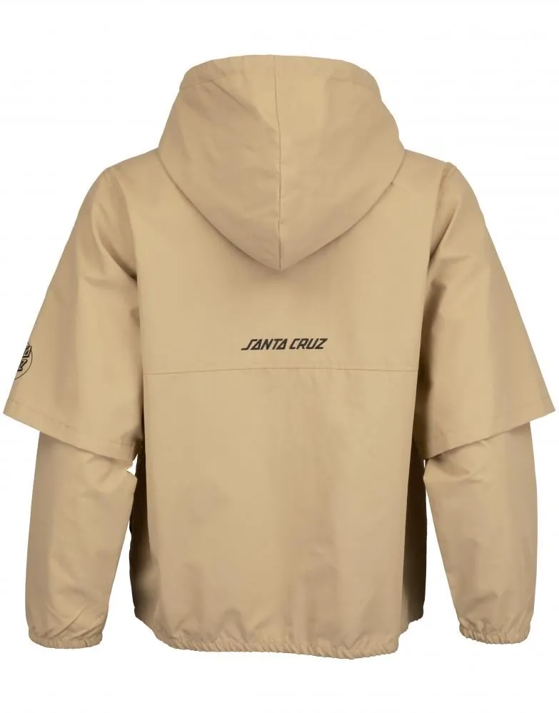 Santa Cruz Womens Jacket Hike Rain Jacket - Beige
