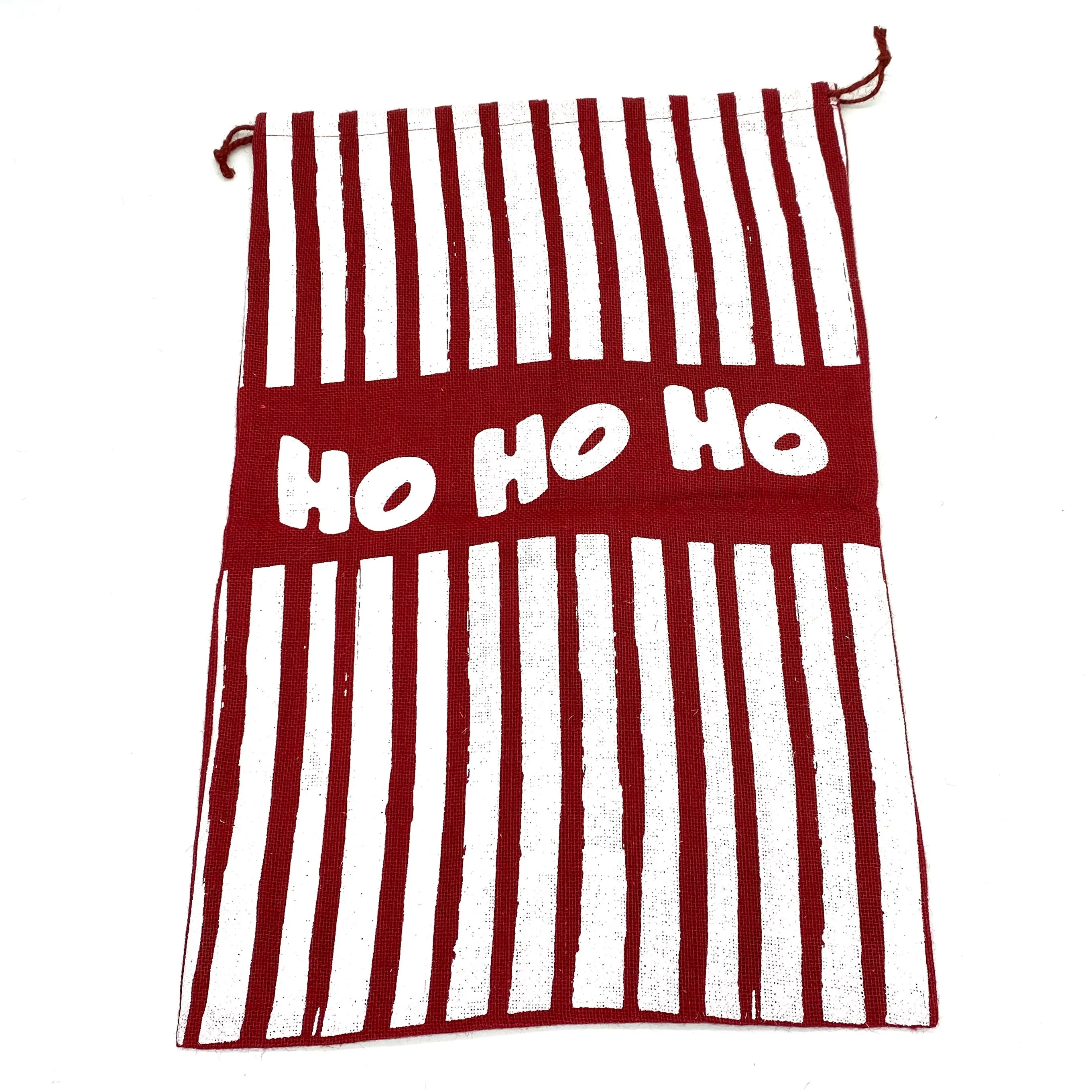 SANTA SACK "HO HO HO" IN JUTE